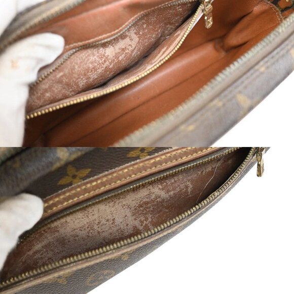 LOUIS VUITTON Marly Dragonne GM Clutch Hand Bag Monogram Brown M51825 02FC030 - Picture 13 of 15